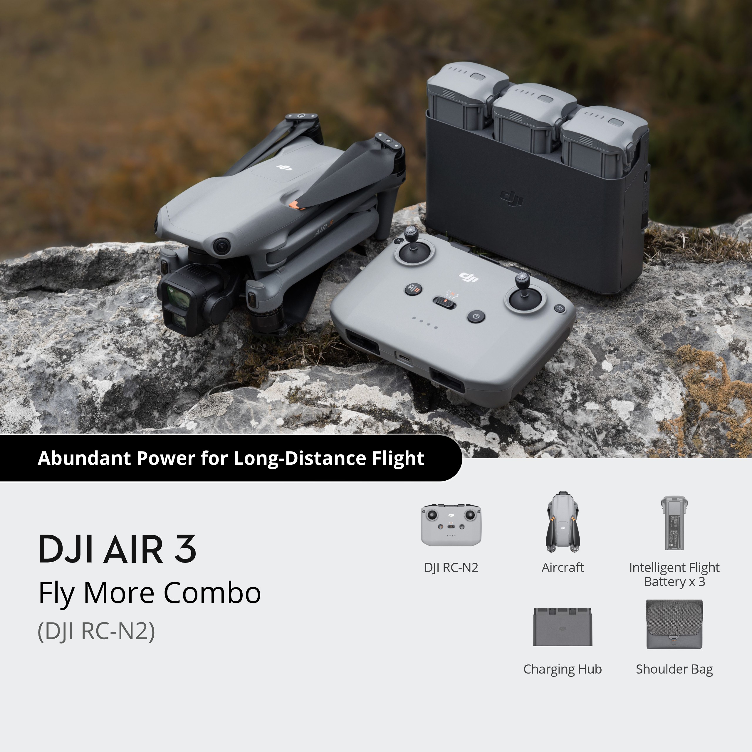 DJI Air 3 Fly More Combo (DJI RC-N2)